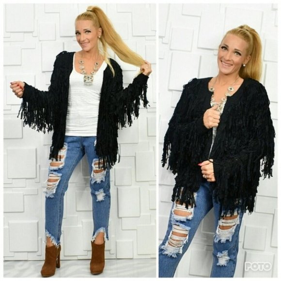 LEXI Fringe Cardigan - Picture 3 of 6